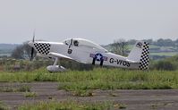 G-VFDS @ EGFH - Raven 2 of Team Raven returning from 5-ship formation aerobatics practice. - by Roger Winser