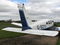 G-BOYV @ EGBR - Piper PA-28R-201T Turbo Arrow III at The Real Aeroplane Club's Early Bird Fly-In, Breighton Airfield, April 2014. - by Malcolm Clarke