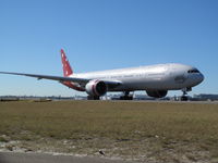 VH-VOZ @ YSSY - Virgin Australia Airlines. 777-3ZGER. VH-VOZ cn 35302 745. Sydney - Kingsford Smith International (Mascot) (SYD YSSY). Image © Brian McBride. 08 August 2012 - by Brian McBride