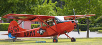 N1172D @ 3M0 - Having at the fly-in, love the Ozarks and Gaston's. Cessna 305A? - by Jim Gaston