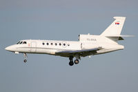 YU-BNA @ LOWW - Serbia Government Falcon 50 - by Thomas Ranner