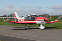 G-FCSP @ EGBR - Robin DR-400-180 Regent at The Real Aeroplane Club's Early Bird Fly-In, Breighton Airfield, April 2014. - by Malcolm Clarke