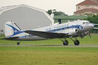 F-AZTE @ LFPB - Douglas C-47A Skytrain, Take off rwy 03, Paris-Le Bourget Air Show 2013 - by Yves-Q