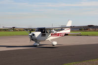 G-BYBD @ EGBR - Reims F172H Skyhawk at The Real Aeroplane Club's Pre-Hibernation Fly-In, Breighton Airfield, October 2013. - by Malcolm Clarke