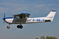 G-BBJX @ EGBR - Reims F150L at The Real Aeroplane Club's Pre-Hibernation Fly-In, Breighton Airfield, October 2013. - by Malcolm Clarke
