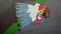 G-CCVH @ EGSU - 4. Great artwork - the Lafeyette Escadrille Sioux Indian head motif (the TFC logo)