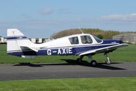 G-AXIE @ EGBR - Beagle B-121 Pup Series 2 at The Real Aeroplane Club's Early Bird Fly-In, Breighton Airfield, April 2014. - by Malcolm Clarke