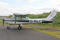 G-TALC @ EGBR - Cessna 152 at The Real Aeroplane Club's Early Bird Fly-In, Breighton Airfield, April 2014. - by Malcolm Clarke