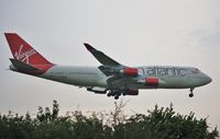 G-VROM @ EGKK - Dawn arrival - by John Coates