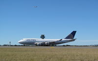 N177UA @ YSSY - United Airlines. 747-422. N177UA cn 24384 819. Sydney - Kingsford Smith International (Mascot) (SYD YSSY). Image © Brian McBride. 05 August 2012 - by Brian McBride