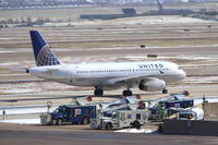 N406UA @ KDFW - United Airlines. A320-232. N406UA cn 454. Dallas - Fort Worth - International (DFW KDFW). Image © Brian McBride. 09 October 2013 - by Brian McBride