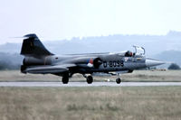 D-8098 @ EGVI - Lockheed F-104G Starfighter [683-8098] (Netherlands Air Force) RAF Greenham Common~G 07/07/1974. Taken from a slide.