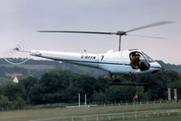 G-BFFN @ EGBC - Enstrom F28A [141] Cheltenham Racecourse~G 30/05/1981. Taken from a slide. - by Ray Barber