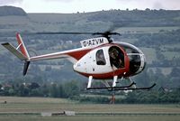 G-AZVM @ EGBC - Hughes 369HS [61-0326S] Cheltenham Racecourse~G 30/05/1981. Taken from a slide. - by Ray Barber