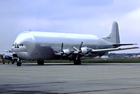 N422AJ @ LFPB - Boeing 377MG Mini Guppy [15937] (American Jet Industries) Paris-Le Bourget~F 10/06/1981. Taken from a slide. - by Ray Barber