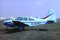 G-ATRC @ EGTC - Beech B95A Travel Air [TD-504] Cranfield~G 08/09/1979. Taken from a slide. - by Ray Barber