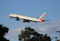G-STBA @ YSSY - British Airways. 777-336ER. G-STBA cn 40542 879. Sydney - Kingsford Smith International (Mascot) (SYD YSSY). Image © Brian McBride. 04 August 2013 - by Brian McBride