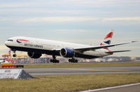 G-STBE @ YSSY - British Airways. 777-36NER. G-STBE cn 38696 980. Sydney - Kingsford Smith International (Mascot) (SYD YSSY). Image © Brian McBride. 09 August 2013 - by Brian McBride