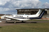 G-BHYU @ EGBJ - Beech 200 Super King Air [BB-756] Staverton~G 12/11/1981. Taken from a slide. - by Ray Barber