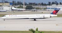N931DN @ MIA - Delta MD-90 - by Florida Metal