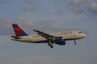 N344NB @ KTRI - Delta Airbus A319 about to touch down at Tri-Cities Regional Airport (KTRI).