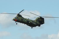 04069 @ ESDF - Hkp4B helicopter of the Swedish Defense Helicopter Fleet flying over Ronneby Air Base, Sweden, 2004.