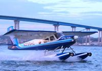 N295HC - Originally N6323V rereg 1989, Picture taken at San Diego Harbor Coronado bridge in background. - by Michael steel