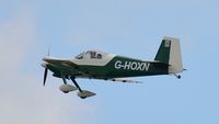 G-HOXN @ EGSU - 4. G-HOXN departing Duxford Airfield.