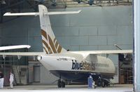G-ZEBS @ EGHH - Just painted into Blue Islands c/s - by John Coates