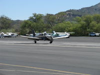 N4484X @ SZP - 1975 Piper PA-28R-200B ARROW II, Lycoming IO-360-C1C 200 Hp, landing roll Rwy 22 - by Doug Robertson