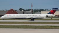 N954DN @ DTW - Delta MD-90 - by Florida Metal