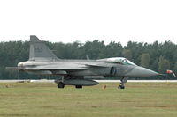 39150 @ ESDF - Saab JAS39A Gripen fighter of the Swedish Air Force at Ronneby air Base, 2004. - by Henk van Capelle