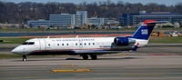 N467AW @ KDCA - Taxi to park National - by Ronald Barker