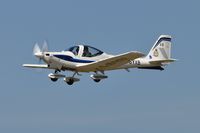 G-BYXB @ EGFH - Visiting Grob Tutor coded XB operated by Babcock Aerospace departing Runway 22. Wearing 3 FTS markings. - by Roger Winser