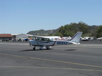 N80643 @ SZP - 1976 Cessna 172M SKYHAWK, Lycoming O-320-E2D 150 Hp, taxi - by Doug Robertson