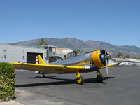 N4995C @ SZP - 1949 North American T-6G TEXAN 'Thirsty Girl', 1949 factory reman, P&W R-1340 Wasp 600 Hp, Experimental class warbird, refueling the 'Thirsty Girl' - by Doug Robertson