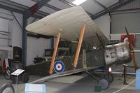B619 @ EGMH - B619 (B619), Sopwith 1½ Strutter replica, used in the 2006 film, Flyboys, about, Fighter Pilots in the Lafayette Escadrille, the 124th Air Squadron formed by the French in 1916, seen at RAF Manston Museum.
