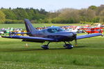 G-MELL @ EGHP - at the 2014 Microlight Trade Fair, Popham - by Chris Hall