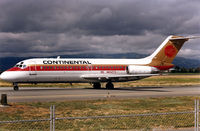 N652TX @ KSJC - DC-9-14 arriving at San Jose from Denver Stapleton Mar 1988 - by Tom Vance