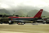N661US @ PHNL - PHNL - Northwest 747-451 being serviced at Honolulu - by Tom Vance