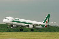I-BIXA @ LFPG - Airbus A321-112, Landing Rwy 26L, Roissy Charles De Gaulle Airport (LFPG-CDG) - by Yves-Q