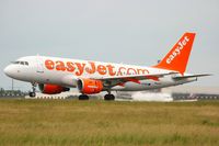 G-EZAB @ LFPG - Airbus A319-111, Landing Rwy 26L, Roissy Charles De Gaulle Airport (LFPG-CDG) - by Yves-Q