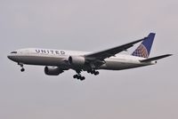 N769UA @ EGLL - Approach 27L - by John Coates