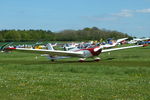 G-KWAK @ EGHP - at the 2014 Microlight Trade Fair, Popham - by Chris Hall