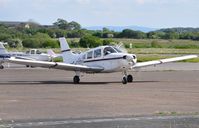 G-CGDJ @ EGFH - Visiting Piper Warrior II. - by Roger Winser