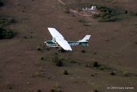 N3213X - Our son Tyler Barry and his instructor in a air to air picture. 
They are flying in the Meacham Airport area. - by Thomas Barry