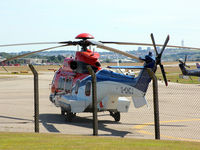 G-CHCJ @ EGPD - CHC Scotia Super Puma G-CHCJ at rest at Aberdeen EGPD - by Clive Pattle