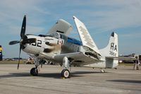 N65164 @ LAL - 1955 Douglas EA-1E, N65164, N128KA, at 2014 Sun n Fun, Lakeland Linder Regional Airport, Lakeland, FL - by scotch-canadian