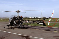 F-BOFV @ LFPN - Agusta-Bell 47G-2 [169] Toussus Le Noble~F 13/09/1980. From a slide. - by Ray Barber