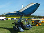 G-FEET @ EGHP - at the 2014 Microlight Trade Fair, Popham - by Chris Hall